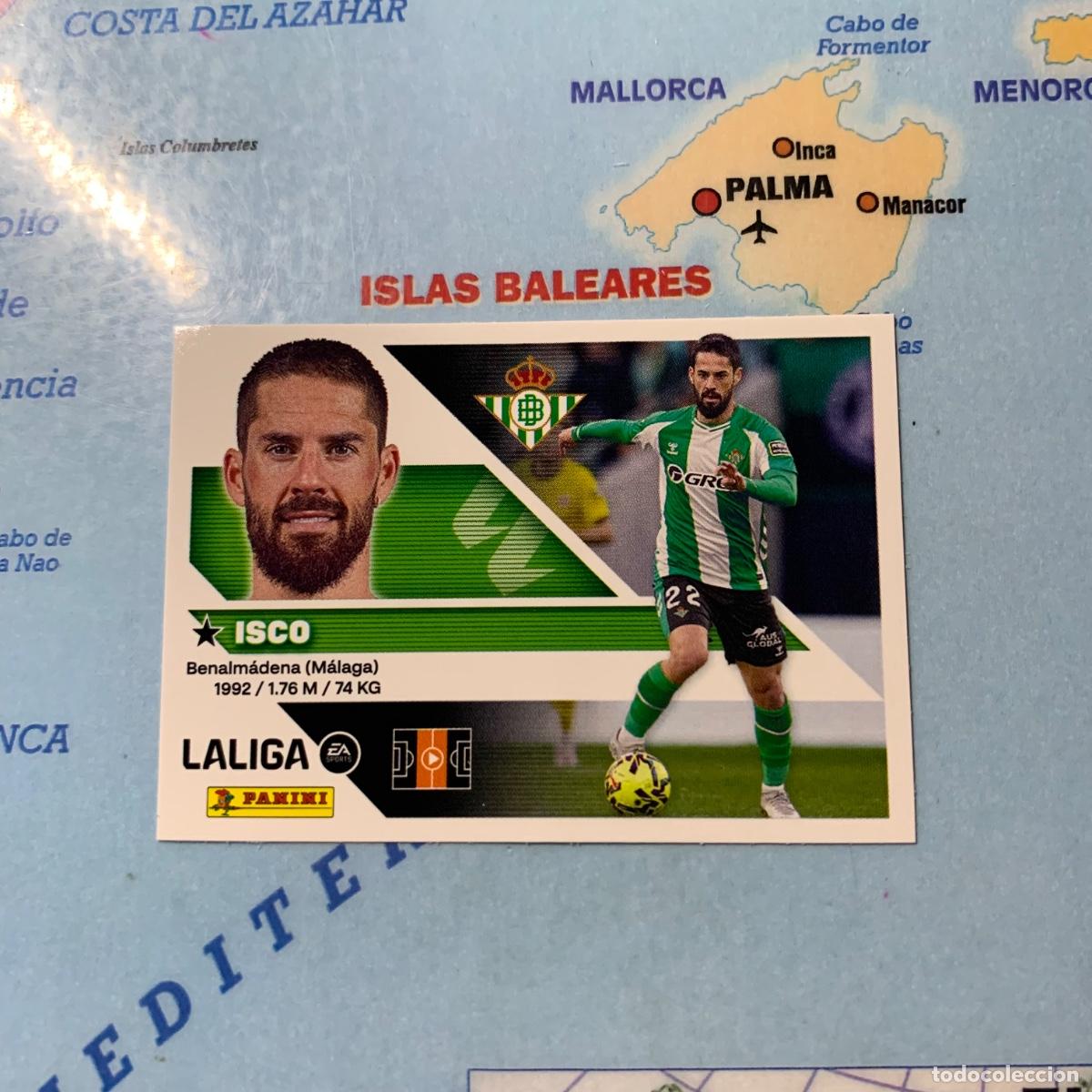 Cromos de f&uacute;tbol: Isco n&uacute;mero 16 del Betis cromo liga este 26-27 2026-2027