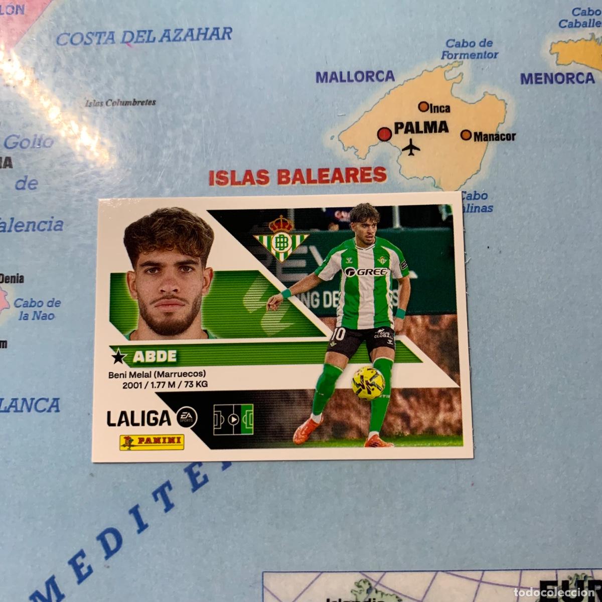 Cromos de f&uacute;tbol: Abde n&uacute;mero 20 del Betis cromo liga este 26-27 2026-2027