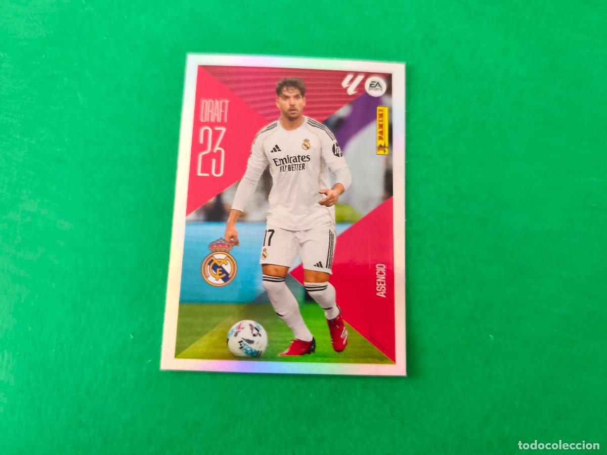 Figurine di Calcio: CROMO FUTBOL ASENCIO REAL MADRID SIN PEGAR N&ordm; 1 DRAFT 23 LIGA ESTE 2026-2027/26-27