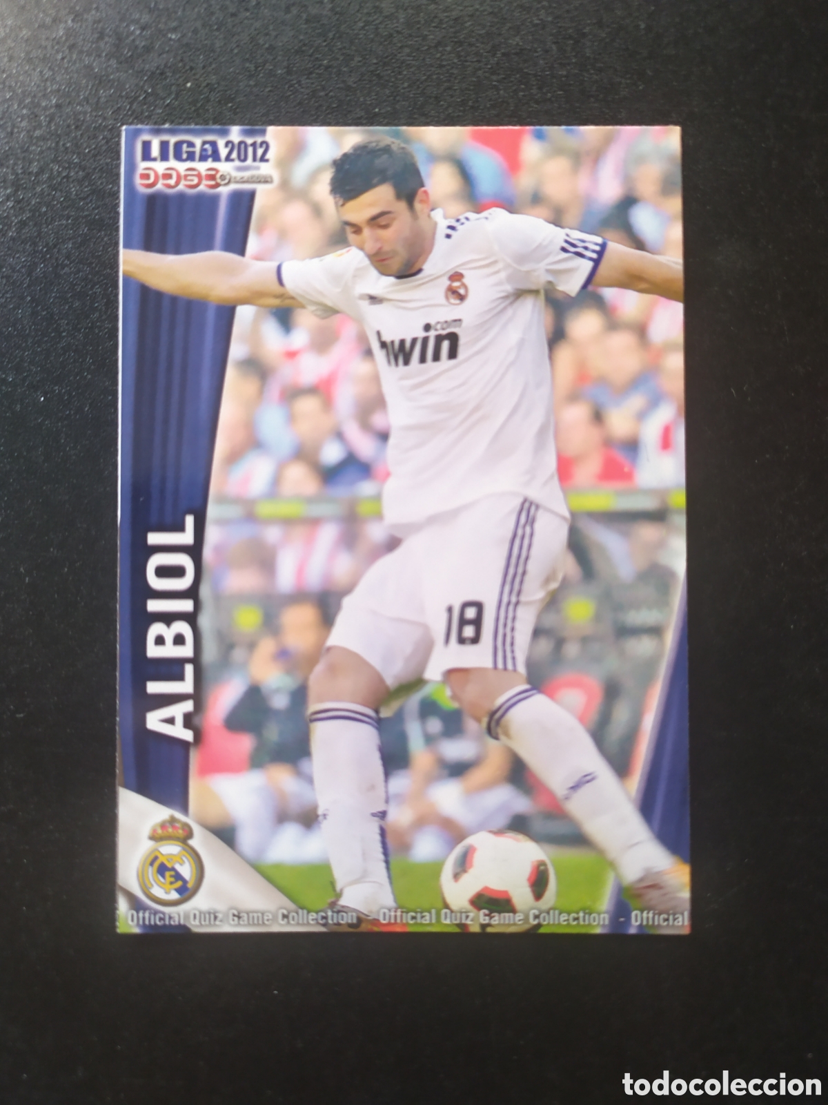Figurine di Calcio: Mundicromo fichas Liga 2011 2012 11 12 Albiol n&deg; 37 Real Madrid