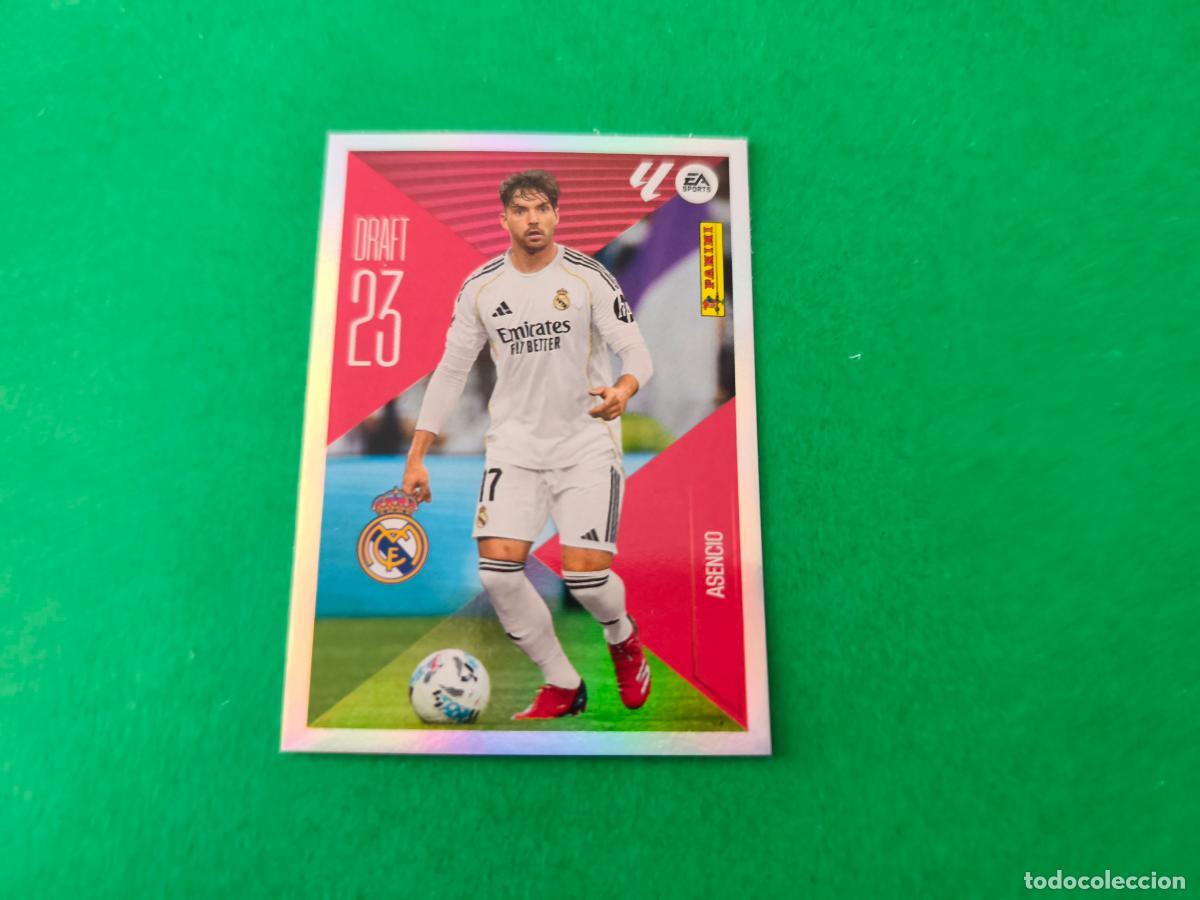 Figurine di Calcio: CROMO FUTBOL ASENCIO REAL MADRID SIN PEGAR N&ordm; 1 DRAFT 23 LIGA ESTE 2026-2027/26-27