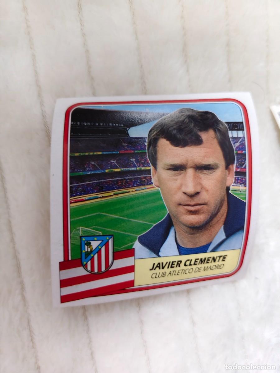 Cromos de f&uacute;tbol: EDICIONES ESTE 89 90 CLEMENTE ENTRENADOR ATLETICO MADRID 1989 1990 DESPEGADO RECUPERADO ALBUM AAQ