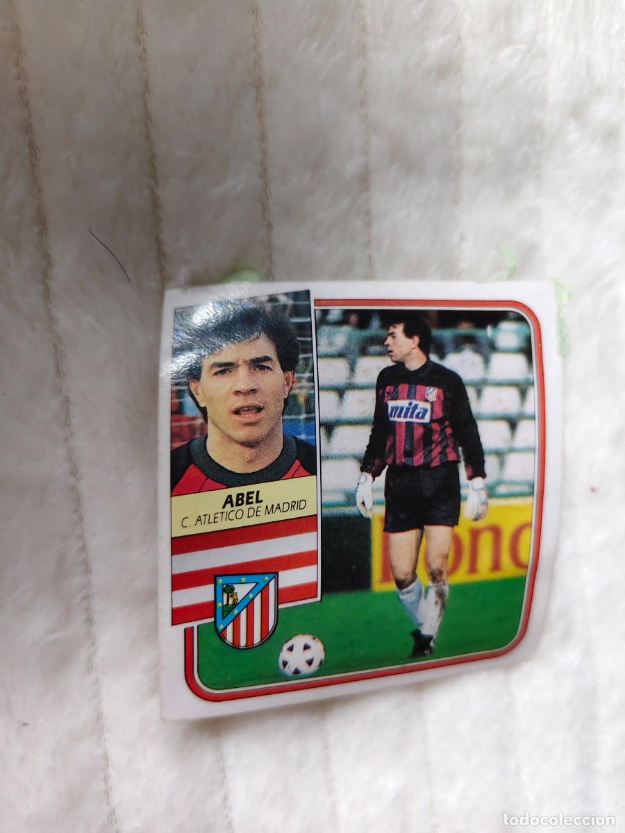 Cromos de f&uacute;tbol: EDICIONES ESTE 89 90 ABEL CLUB ATLETICO DE MADRID 1989 1990 DESPEGADO RECUPERADO ALBUM AAQ