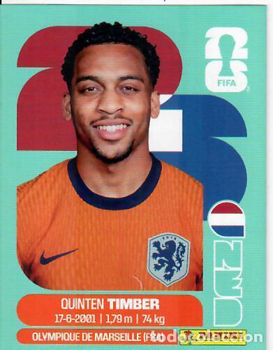 Cromos de f&uacute;tbol: CROMO PANINI MUNDIAL WORLD CUP 2026 - UPDATE SET ACTUALIZACI&Oacute;N - TIMBER - PA&Iacute;SES BAJOS