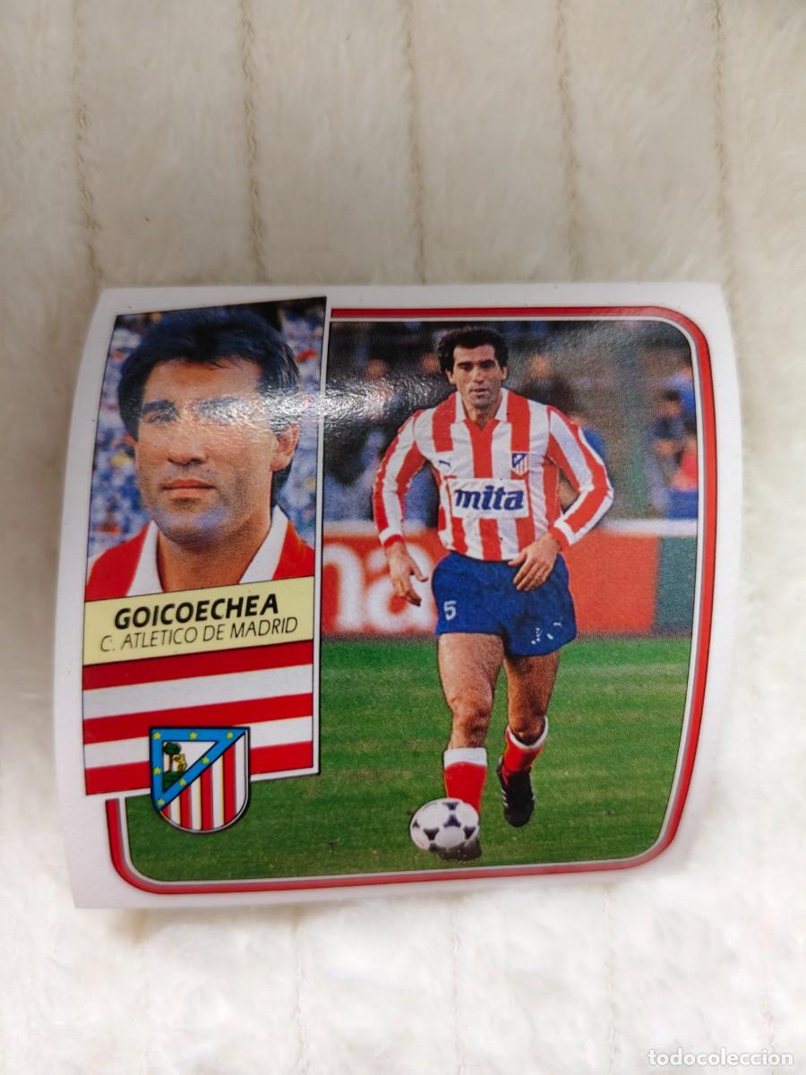Cromos de f&uacute;tbol: EDICIONES ESTE 89 90 GOICOECHEA CLUB ATLETICO DE MADRID 1989 1990 DESPEGADO RECUPERADO ALBUM AAQ