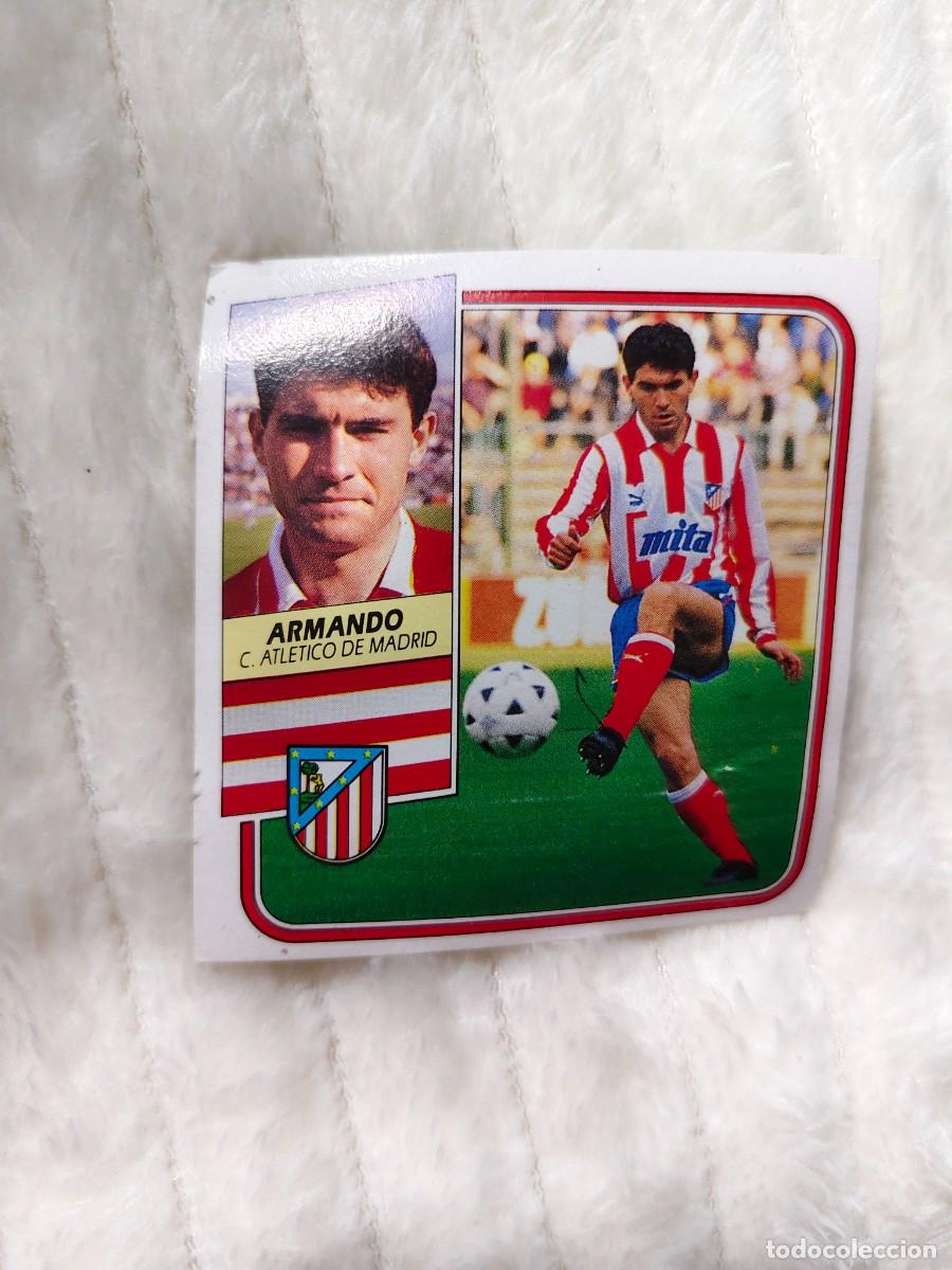 Cromos de f&uacute;tbol: EDICIONES ESTE 89 90 ARMANDO CLUB ATLETICO DE MADRID 1989 1990 DESPEGADO RECUPERADO ALBUM AAQ