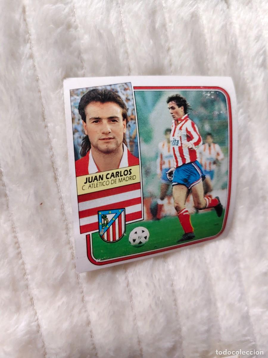 Cromos de f&uacute;tbol: EDICIONES ESTE 89 90 JUAN CARLOS CLUB ATLETICO DE MADRID 1989 1990 DESPEGADO RECUPERADO ALBUM AAQ