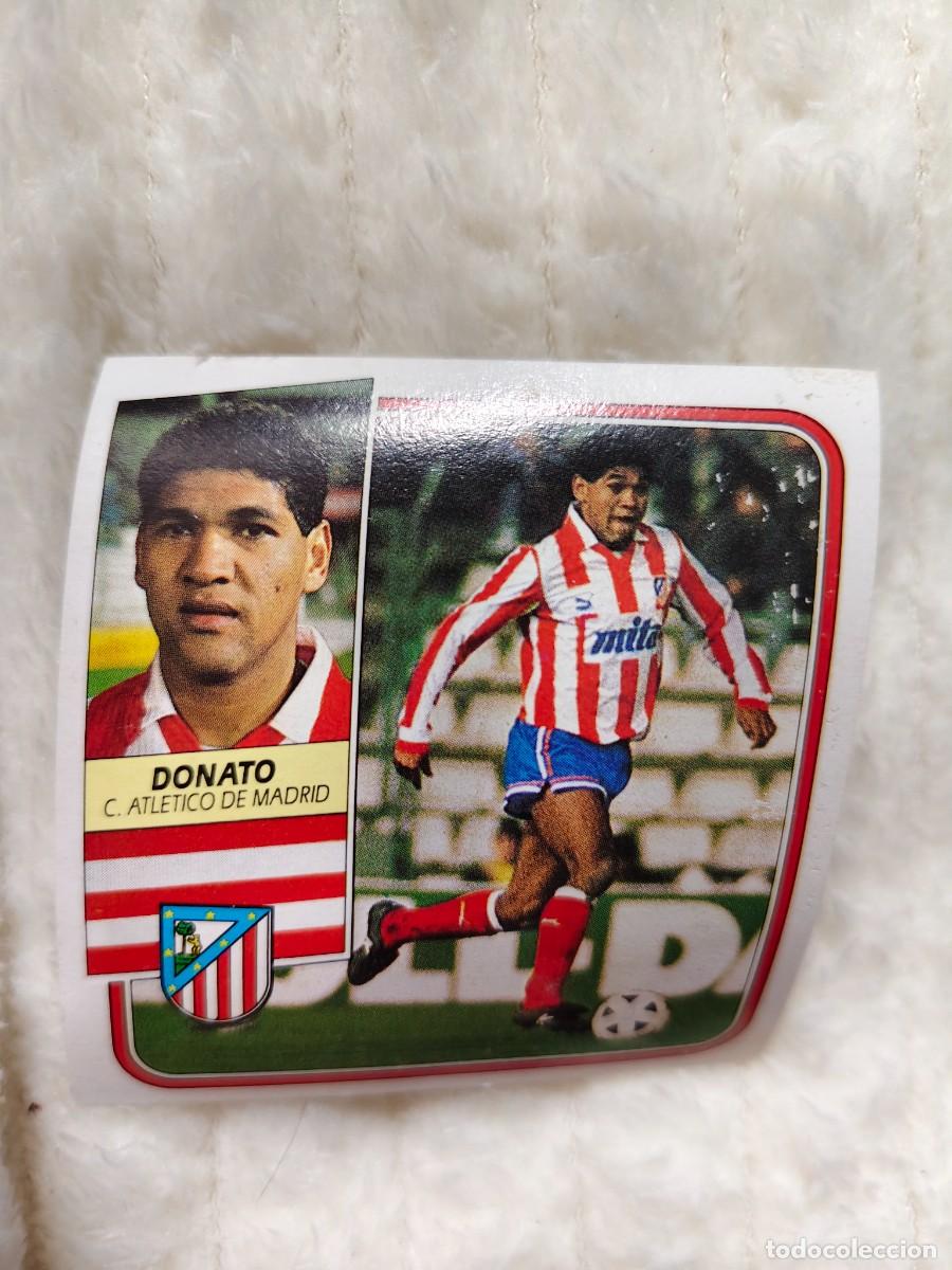 Cromos de f&uacute;tbol: EDICIONES ESTE 89 90 DONATO CLUB ATLETICO DE MADRID 1989 1990 DESPEGADO RECUPERADO ALBUM AAQ