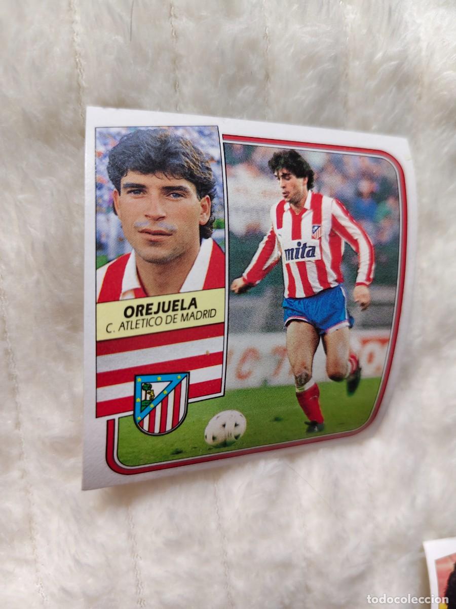 Cromos de f&uacute;tbol: EDICIONES ESTE 89 90 OREJUELA CLUB ATLETICO DE MADRID 1989 1990 DESPEGADO RECUPERADO ALBUM AAQ