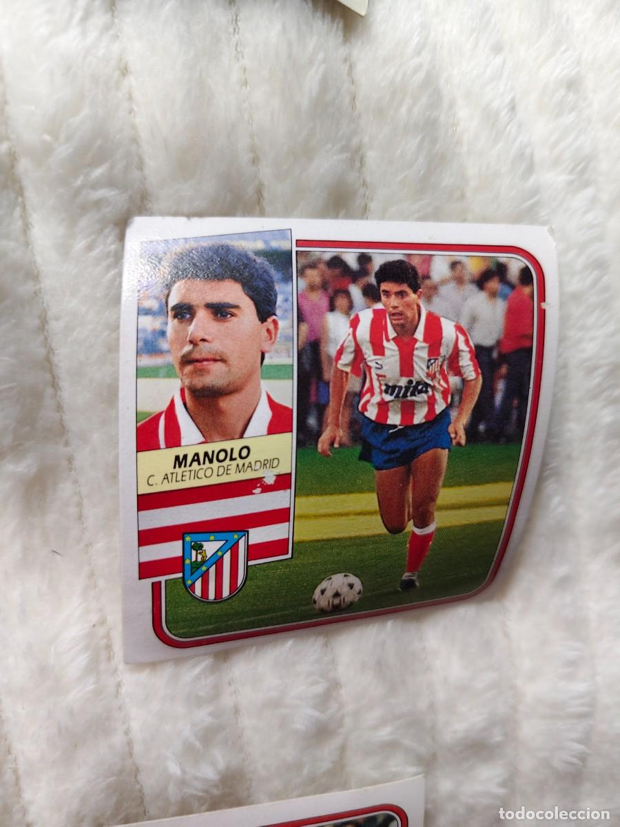 Cromos de f&uacute;tbol: EDICIONES ESTE 89 90 MANOLO CLUB ATLETICO DE MADRID 1989 1990 DESPEGADO RECUPERADO ALBUM AAQ