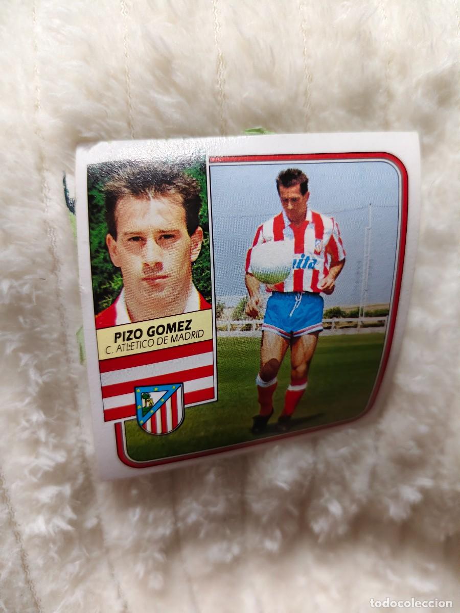 Cromos de f&uacute;tbol: EDICIONES ESTE 89 90 PIZO GOMEZ CLUB ATLETICO DE MADRID 1989 1990 DESPEGADO RECUPERADO ALBUM AAQ