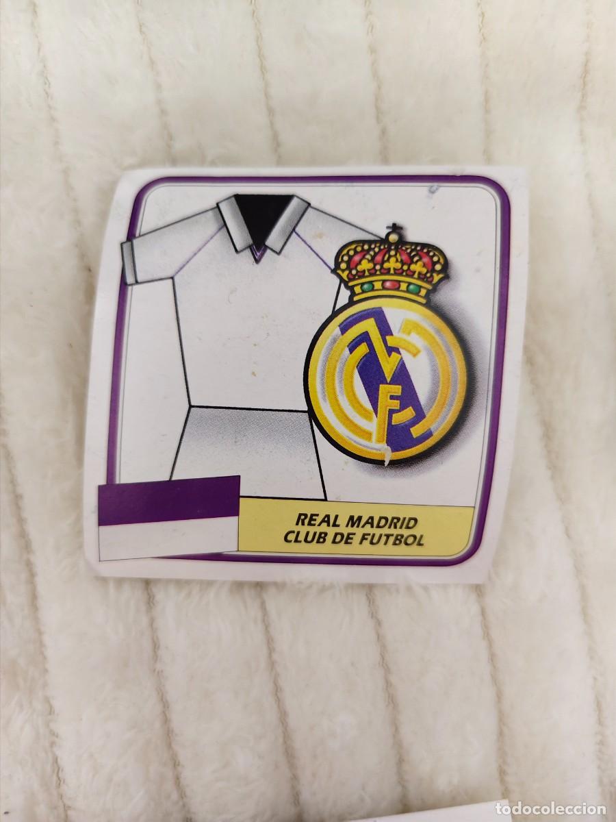 Cromos de f&uacute;tbol: EDICIONES ESTE 89 90 ESCUDO REAL MADRID 1989 1990 DESPEGADO RECUPERADO ALBUM AAQ