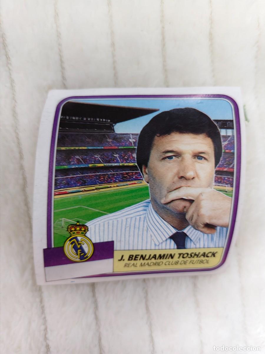Cromos de f&uacute;tbol: EDICIONES ESTE 89 90 JOHN TOSHACK ENTRENADOR REAL MADRID 1989 1990 DESPEGADO RECUPERADO ALBUM AAQ