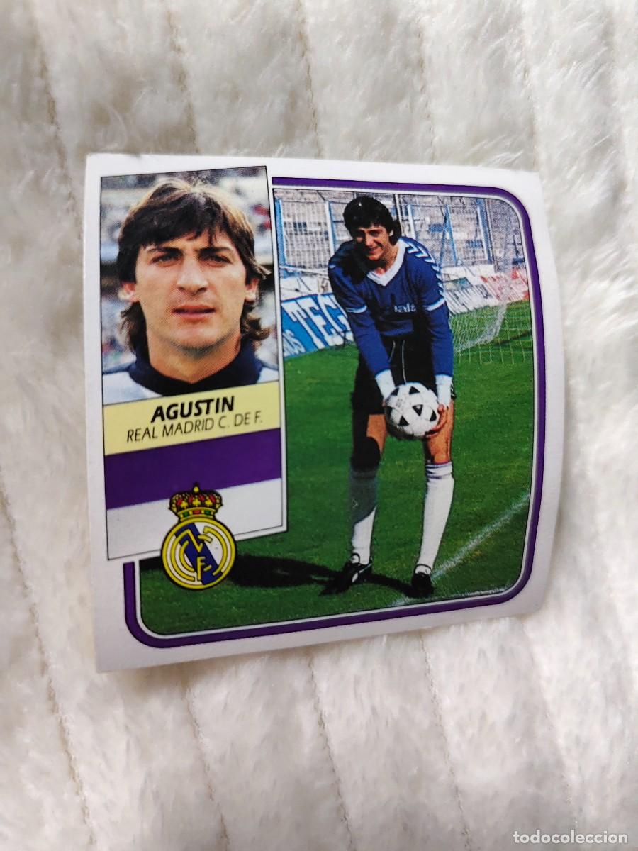 Cromos de f&uacute;tbol: EDICIONES ESTE 89 90 AGUSTIN REAL MADRID 1989 1990 DESPEGADO RECUPERADO ALBUM AAQ