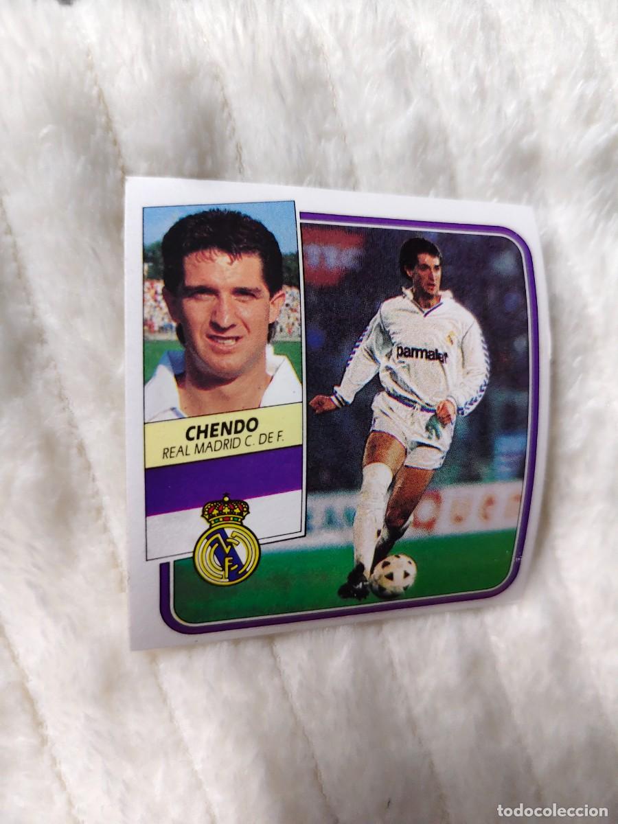 Cromos de f&uacute;tbol: EDICIONES ESTE 89 90 CHENDO REAL MADRID 1989 1990 DESPEGADO RECUPERADO ALBUM AAQ
