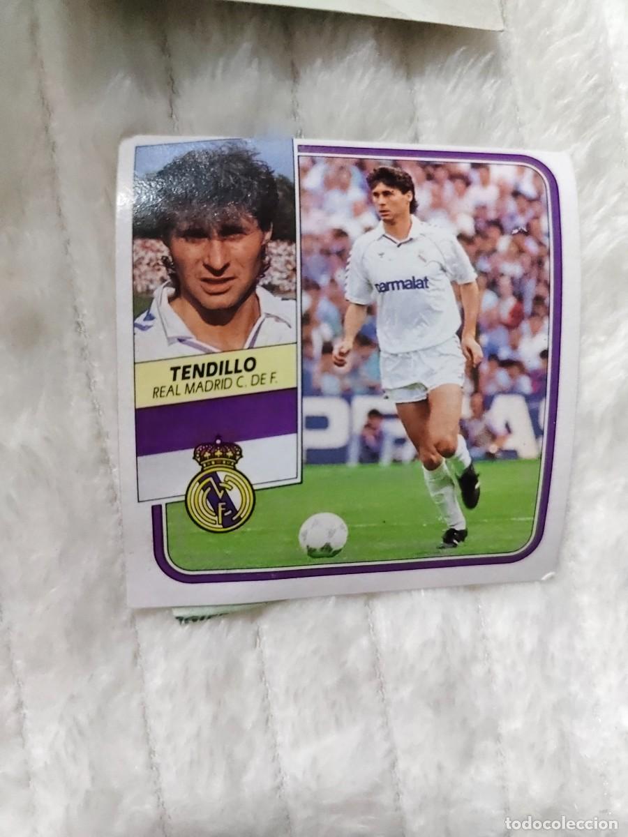 Cromos de f&uacute;tbol: EDICIONES ESTE 89 90 TENDILLO REAL MADRID 1989 1990 DESPEGADO RECUPERADO ALBUM AAQ