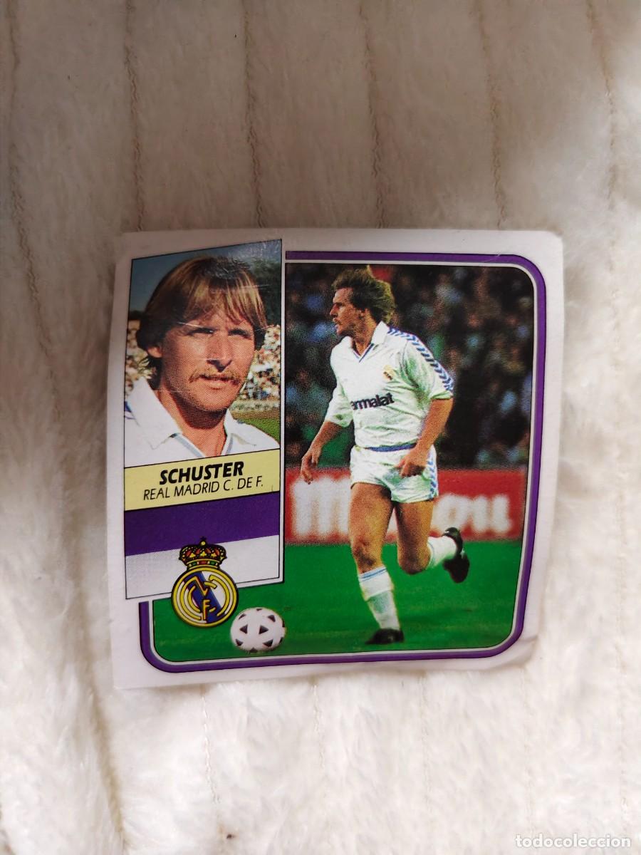 Cromos de f&uacute;tbol: EDICIONES ESTE 89 90 SCHUSTER REAL MADRID 1989 1990 DESPEGADO RECUPERADO ALBUM AAQ