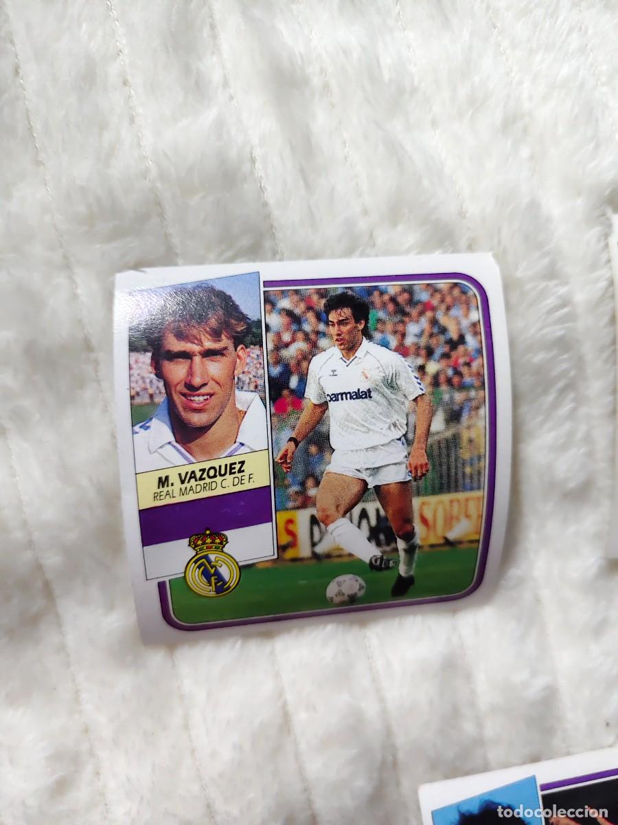Cromos de f&uacute;tbol: EDICIONES ESTE 89 90 MARTIN VAZQUEZ REAL MADRID 1989 1990 DESPEGADO RECUPERADO ALBUM AAQ
