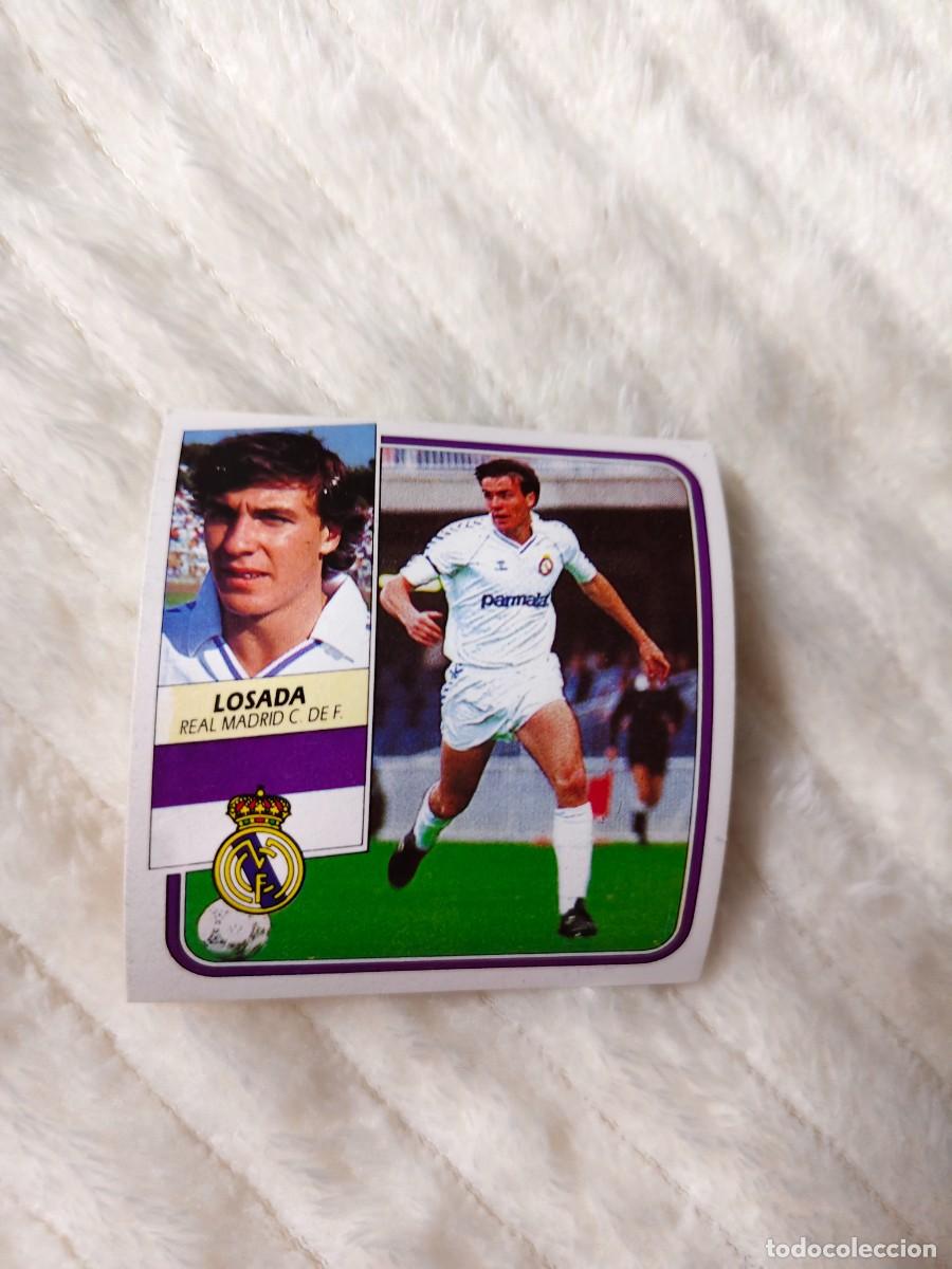 Cromos de f&uacute;tbol: EDICIONES ESTE 89 90 LOSADA REAL MADRID 1989 1990 DESPEGADO RECUPERADO ALBUM AAQ