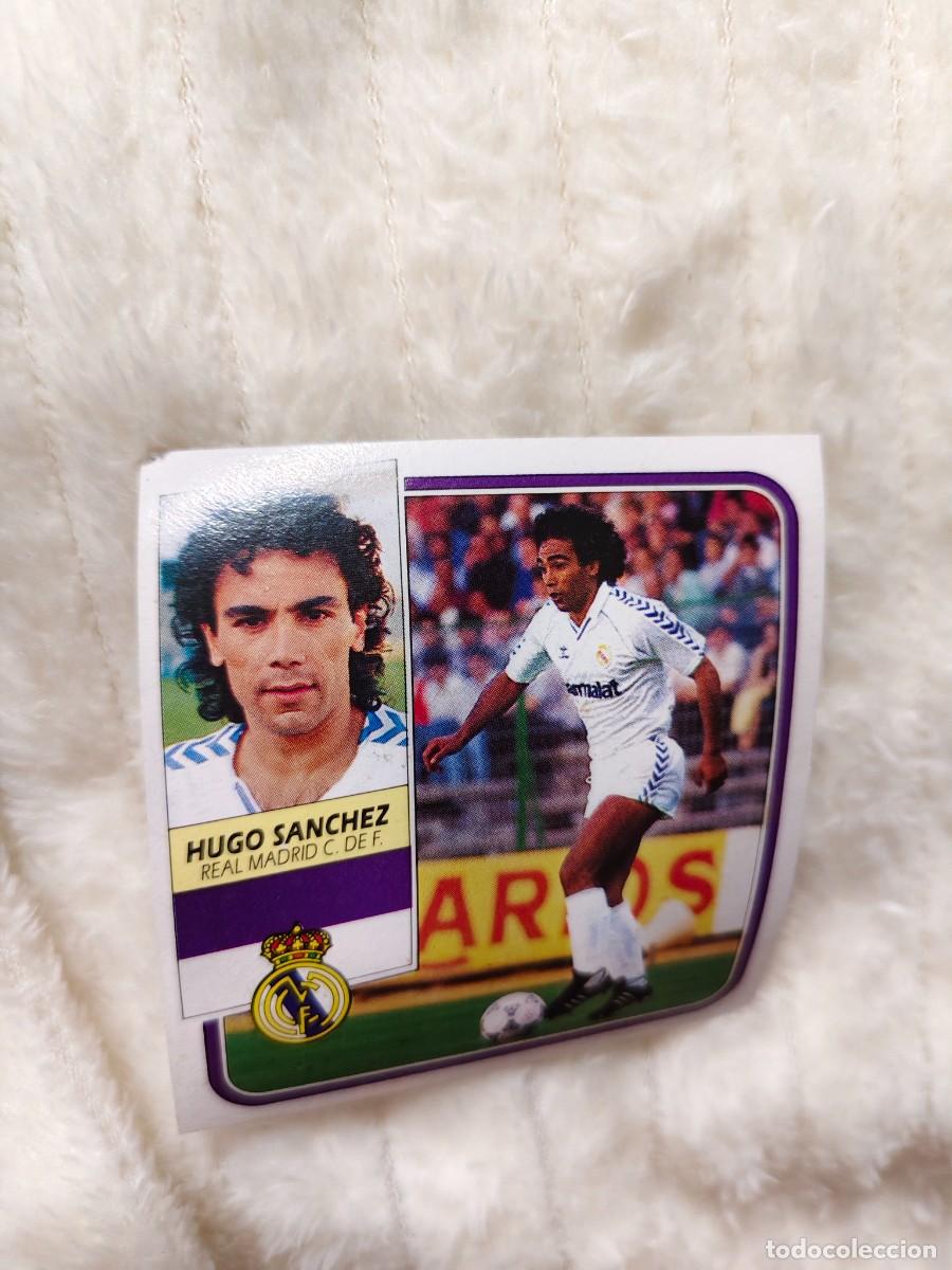 Cromos de f&uacute;tbol: EDICIONES ESTE 89 90 HUGO SANCHEZ REAL MADRID 1989 1990 DESPEGADO RECUPERADO ALBUM AAQ