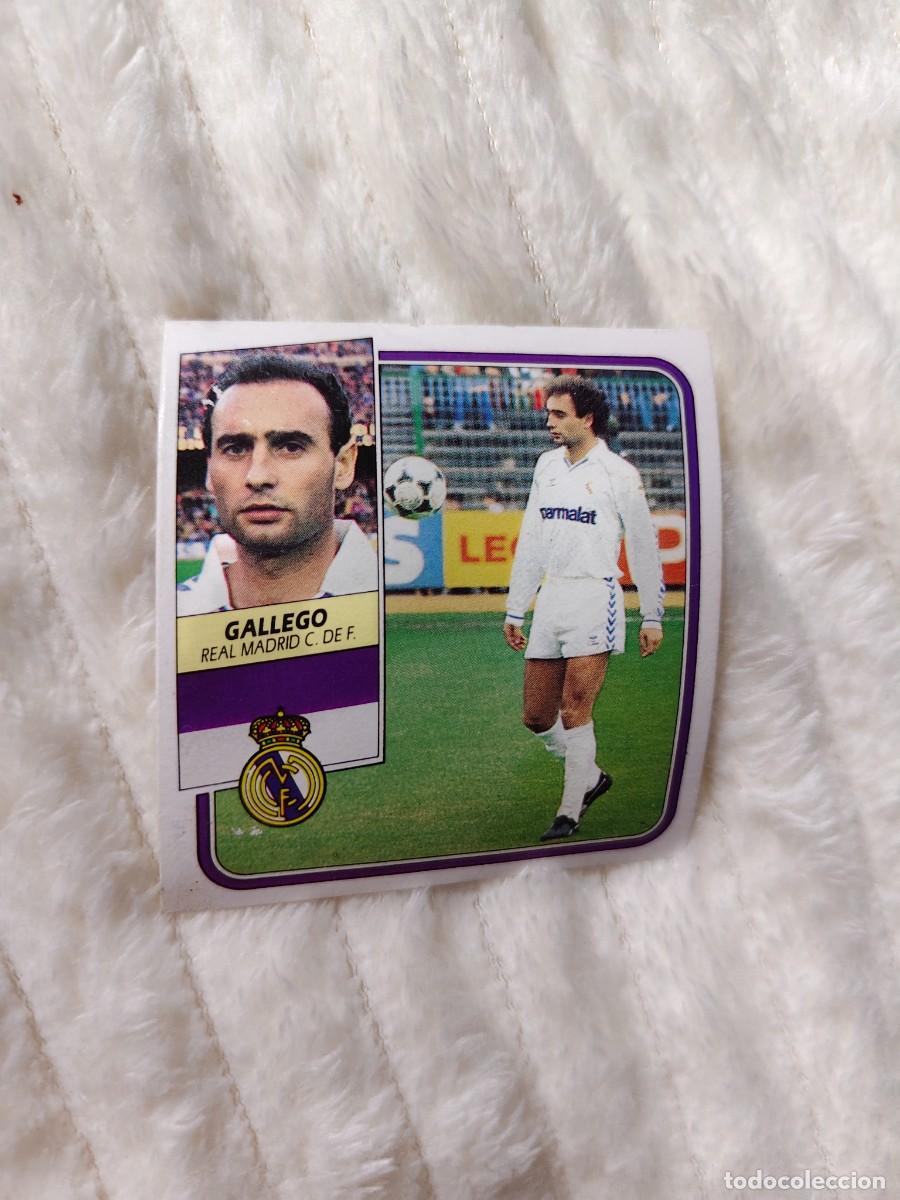 Cromos de f&uacute;tbol: EDICIONES ESTE 89 90 GALLEGO REAL MADRID 1989 1990 DESPEGADO RECUPERADO ALBUM AAQ