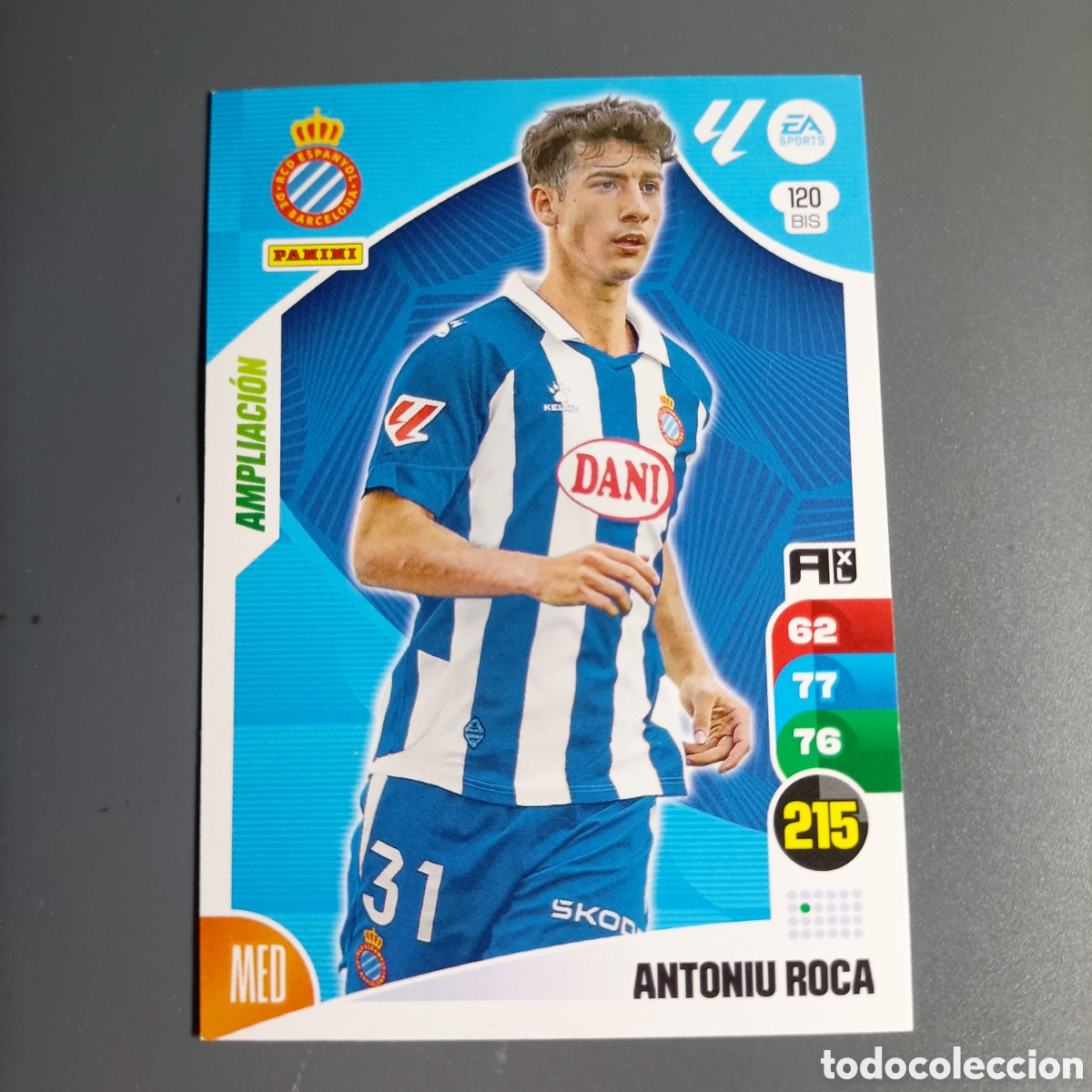 Cromos de f&uacute;tbol: ADRENALYN. LIGA 2024-2025 (ESPANYOL) №120 BIS. ANTONIU ROCA / AMPLIACI&Oacute;N
