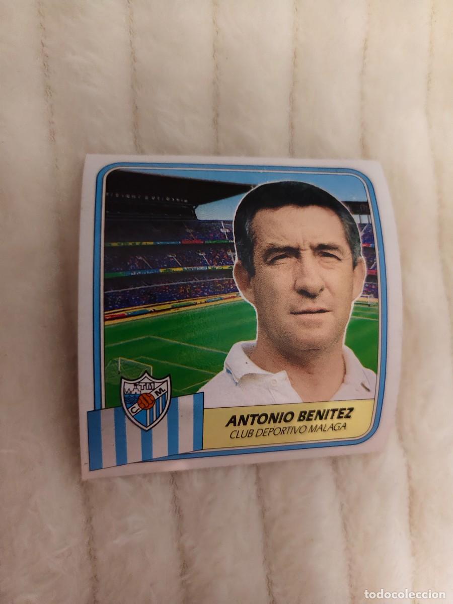 Cartes &agrave; collectionner de Football: EDICIONES ESTE 89 90 ANTONIO BENITEZ ENTRENADOR MALAGA 1989 1990 DESPEGADO RECUPERADO ALBUM AAQ