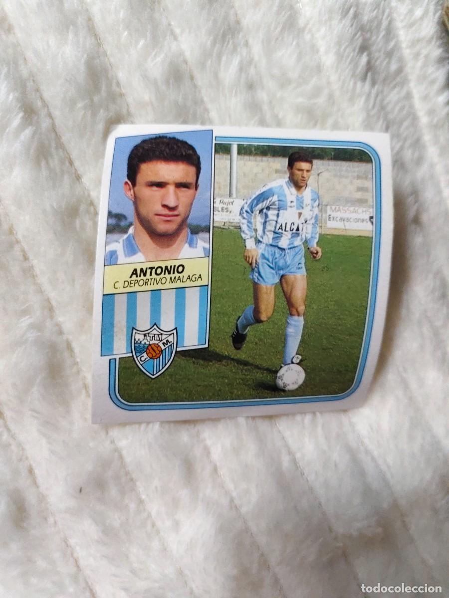 Cromos de f&uacute;tbol: EDICIONES ESTE 89 90 ANTONIO MALAGA C.F. 1989 1990 DESPEGADO RECUPERADO ALBUM AAQ