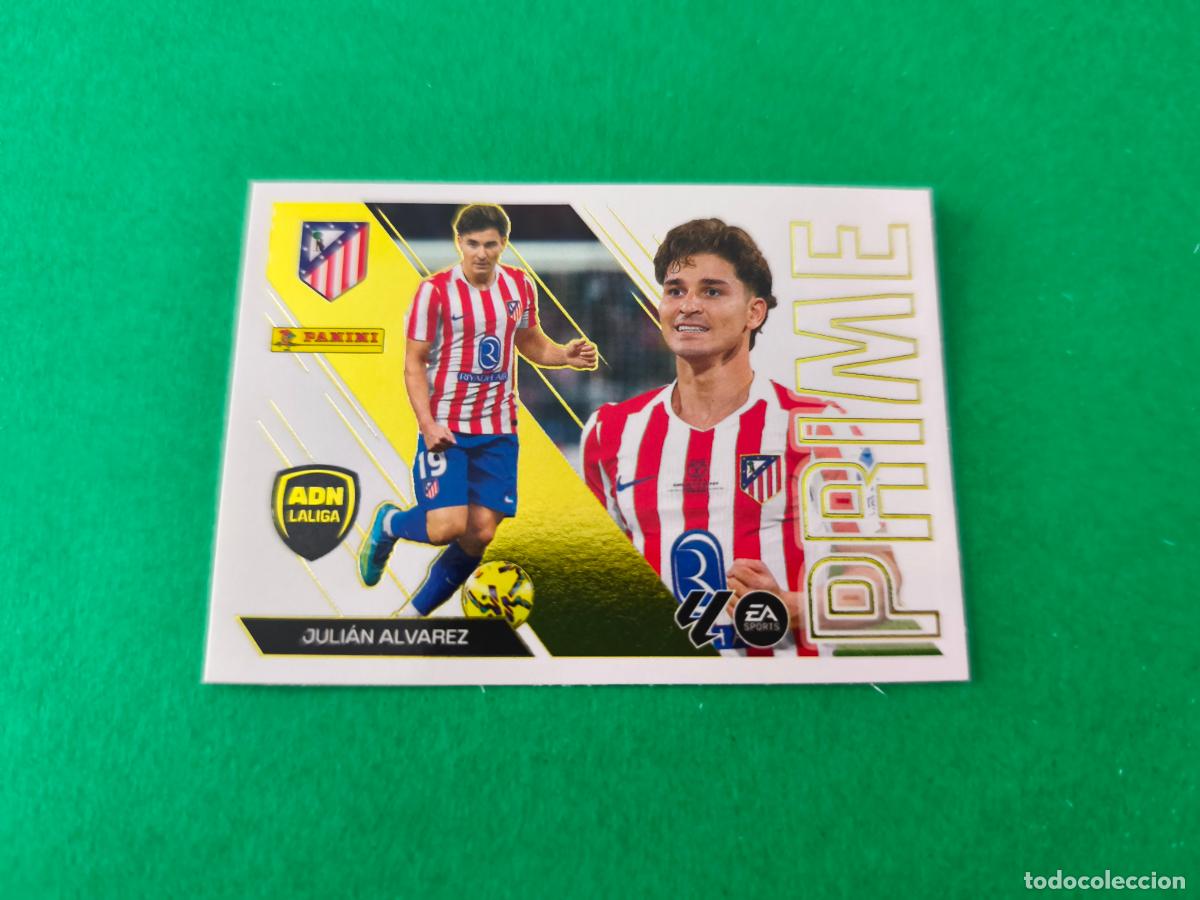 Cromos de f&uacute;tbol: CROMO FUTBOL JULIAN ALVAREZ ATLETICO DE MADRID SIN PEGAR N&ordm; 5 ADN PRIME LIGA ESTE 2026-2027/26-27