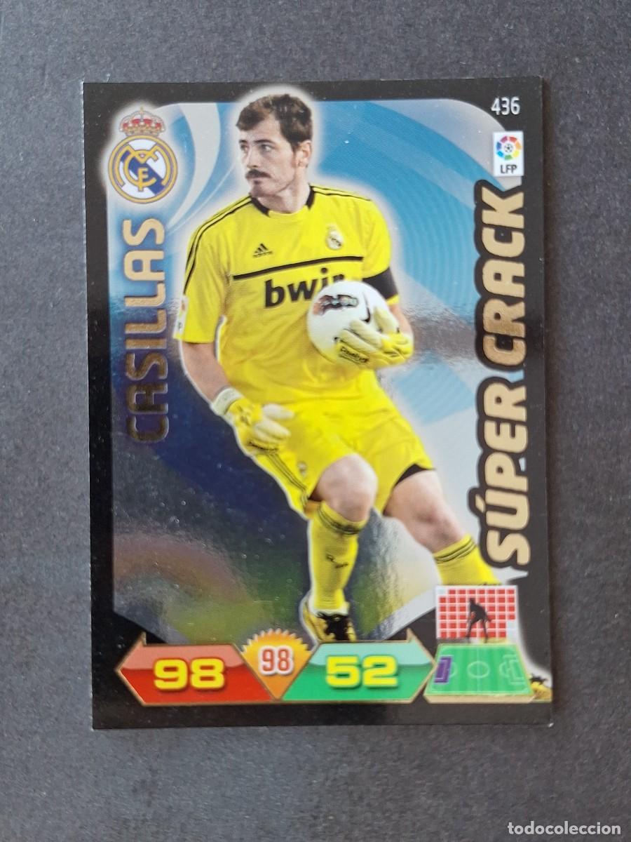 Cromos de f&uacute;tbol: L3 CASILLAS REAL MADRID 436 SUPER CRACK ADRENALYN XL LIGA 2011 2012 11 12 PANINI