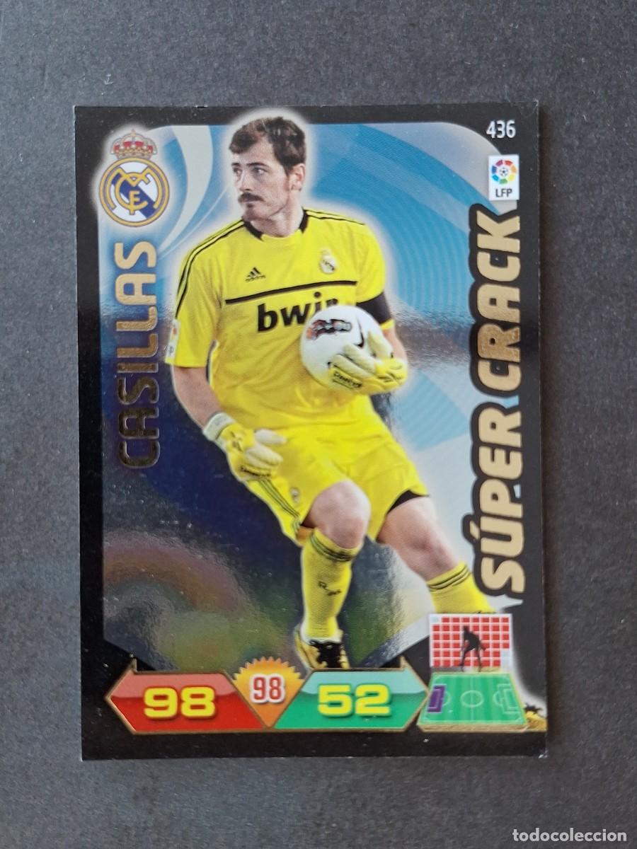 Cromos de f&uacute;tbol: L3 CASILLAS REAL MADRID 436 SUPER CRACK ADRENALYN XL LIGA 2011 2012 11 12 PANINI