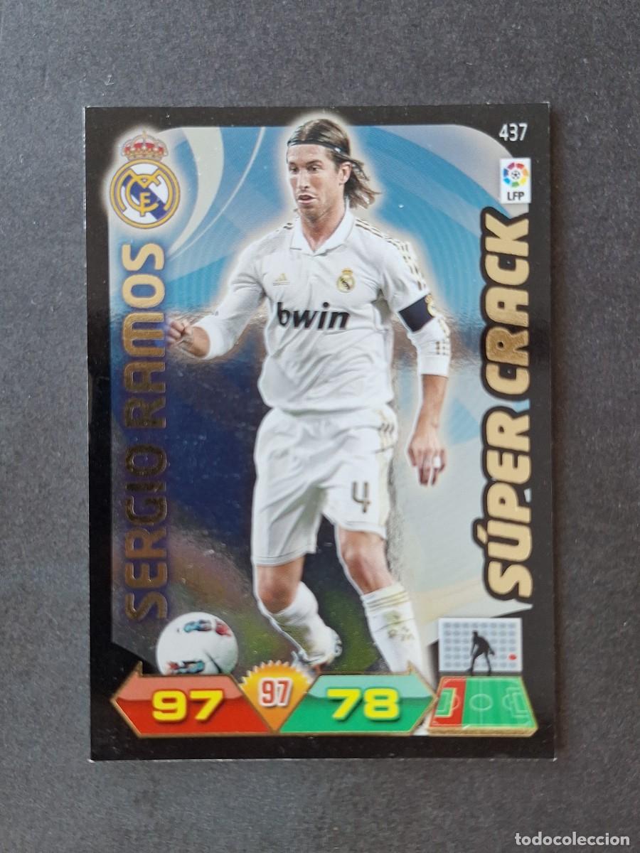 Cromos de f&uacute;tbol: L3 SERGIO RAMOS REAL MADRID 437 SUPER CRACK ADRENALYN XL LIGA 2011 2012 11 12 PANINI