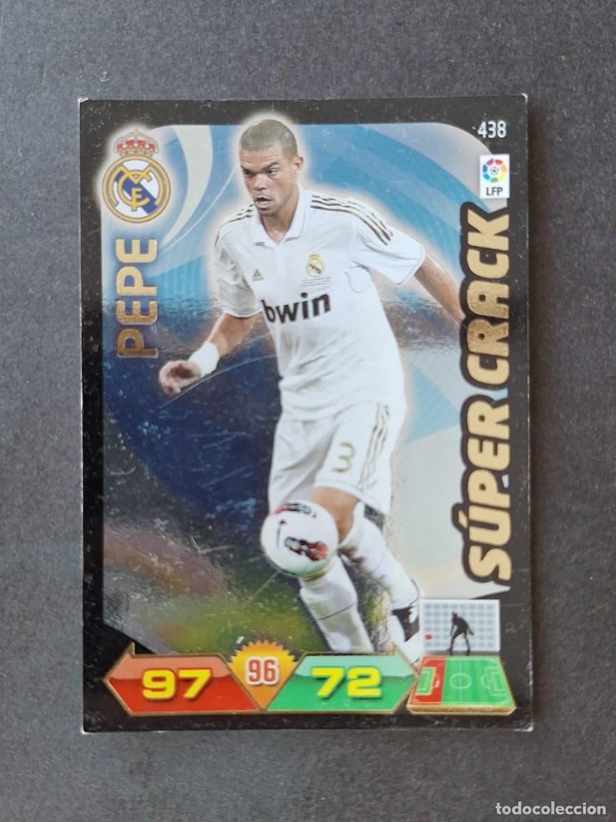 Fu&szlig;ball-Sticker: L3 PEPE REAL MADRID 438 SUPER CRACK ADRENALYN XL LIGA 2011 2012 11 12 PANINI