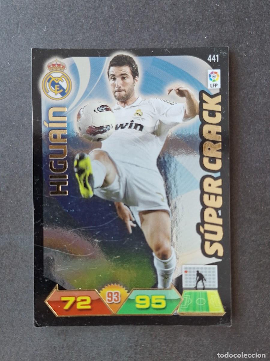 Figurine di Calcio: L3 HIGUAIN REAL MADRID 441 SUPER CRACK ADRENALYN XL LIGA 2011 2012 11 12 PANINI