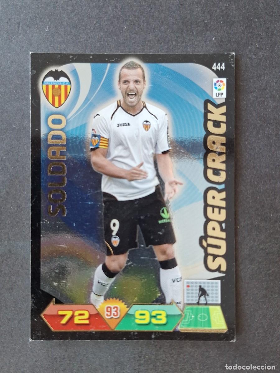 Fu&szlig;ball-Sticker: L3 SOLDADO VALENCIA C. F. 444 SUPER CRACK ADRENALYN XL LIGA 2011 2012 11 12 PANINI