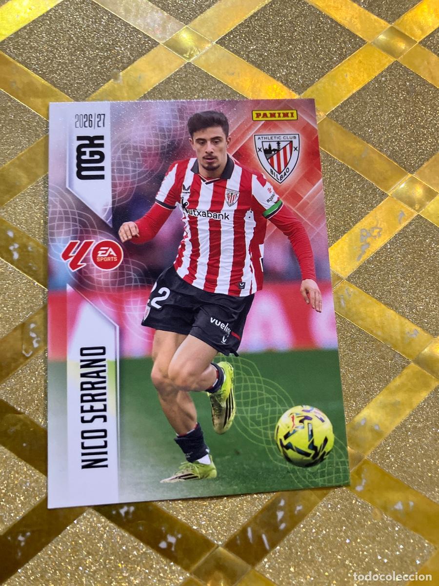 Football Stickers: CROMO DE FUTBOL NUMERO 49 NICO SERRANO ATHLETIC DE BILBAO LIGA 2026 2027 MEGACRAKS MGK PANINI !