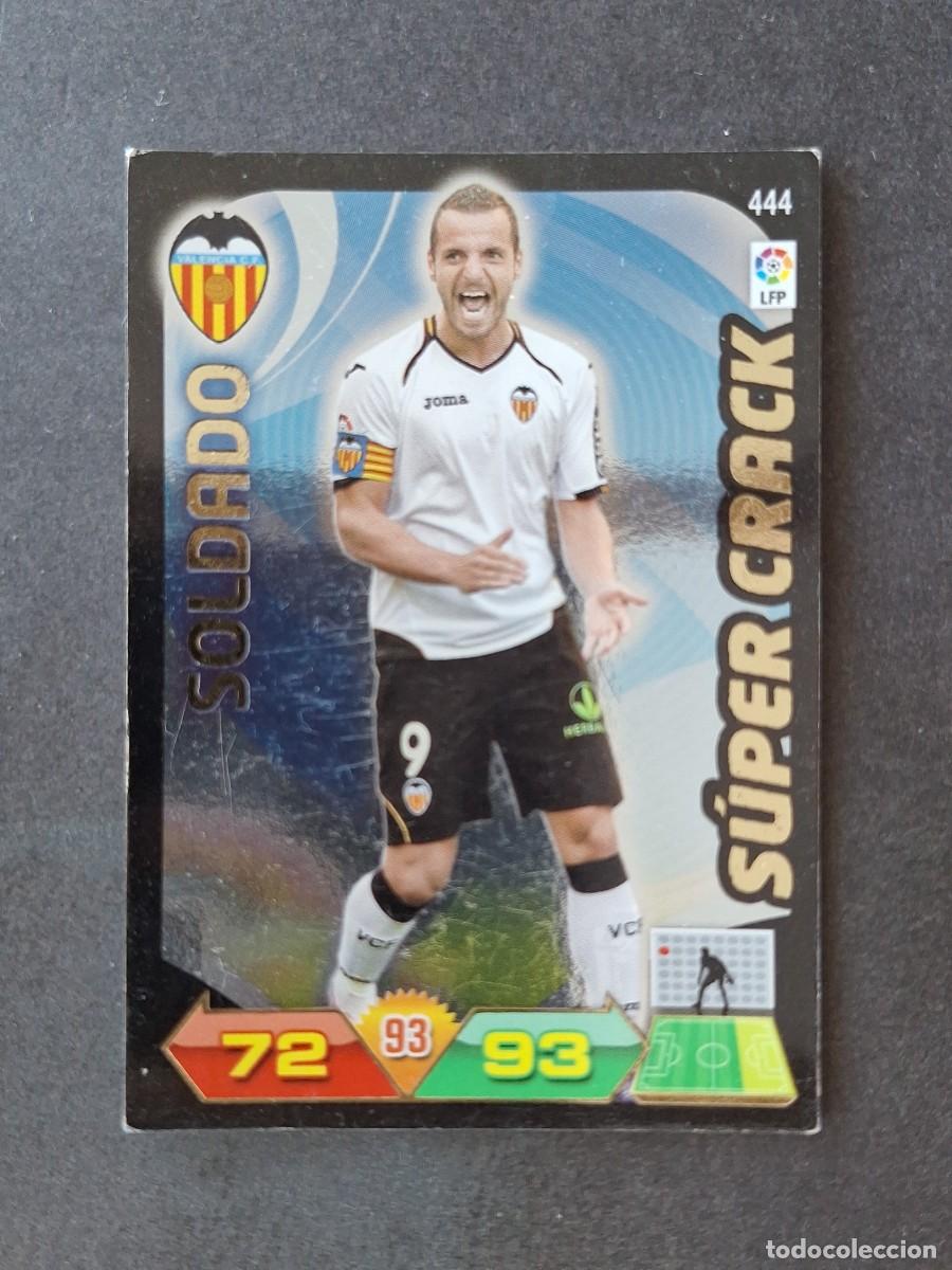 Fu&szlig;ball-Sticker: L3 SOLDADO VALENCIA C. F. 444 SUPER CRACK ADRENALYN XL LIGA 2011 2012 11 12 PANINI