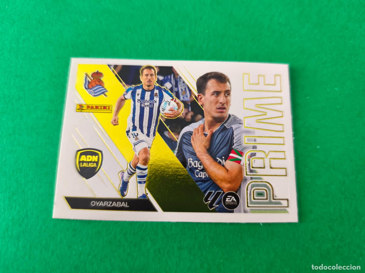 Cromos de f&uacute;tbol: CROMO FUTBOL OYARZABAL REAL SOCIEDAD SIN PEGAR N&ordm; 11 ADN PRIME LIGA ESTE 2026-2027/26-27