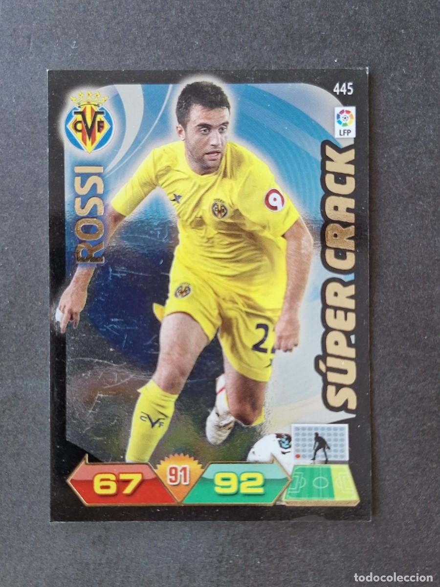 Fu&szlig;ball-Sticker: L3 ROSSI VILLARREAL C. F. 445 SUPER CRACK ADRENALYN XL LIGA 2011 2012 11 12 PANINI