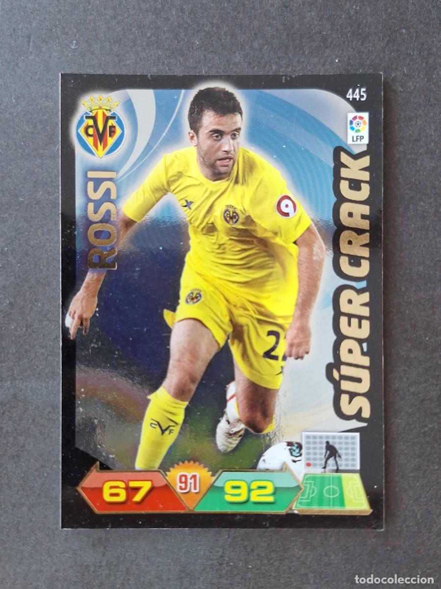 Fu&szlig;ball-Sticker: L3 ROSSI VILLARREAL C. F. 445 SUPER CRACK ADRENALYN XL LIGA 2011 2012 11 12 PANINI