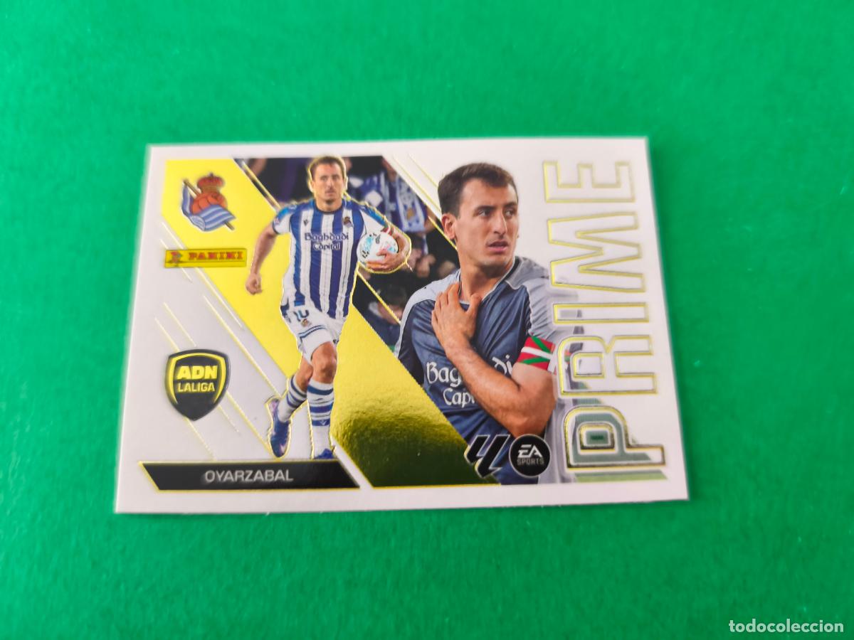 Cromos de f&uacute;tbol: CROMO FUTBOL OYARZABAL REAL SOCIEDAD SIN PEGAR N&ordm; 11 ADN PRIME LIGA ESTE 2026-2027/26-27