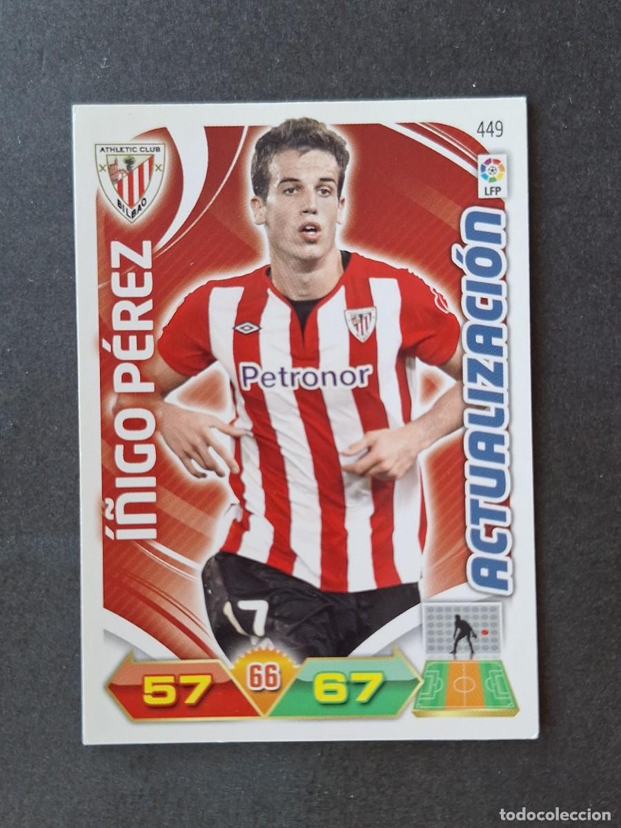 Fu&szlig;ball-Sticker: L3 I&Ntilde;IGO PEREZ ATHLETIC CLUB DE BILBAO 449 ACTUALIZACION ADRENALYN XL LIGA 2011 2012 11 12 PANINI