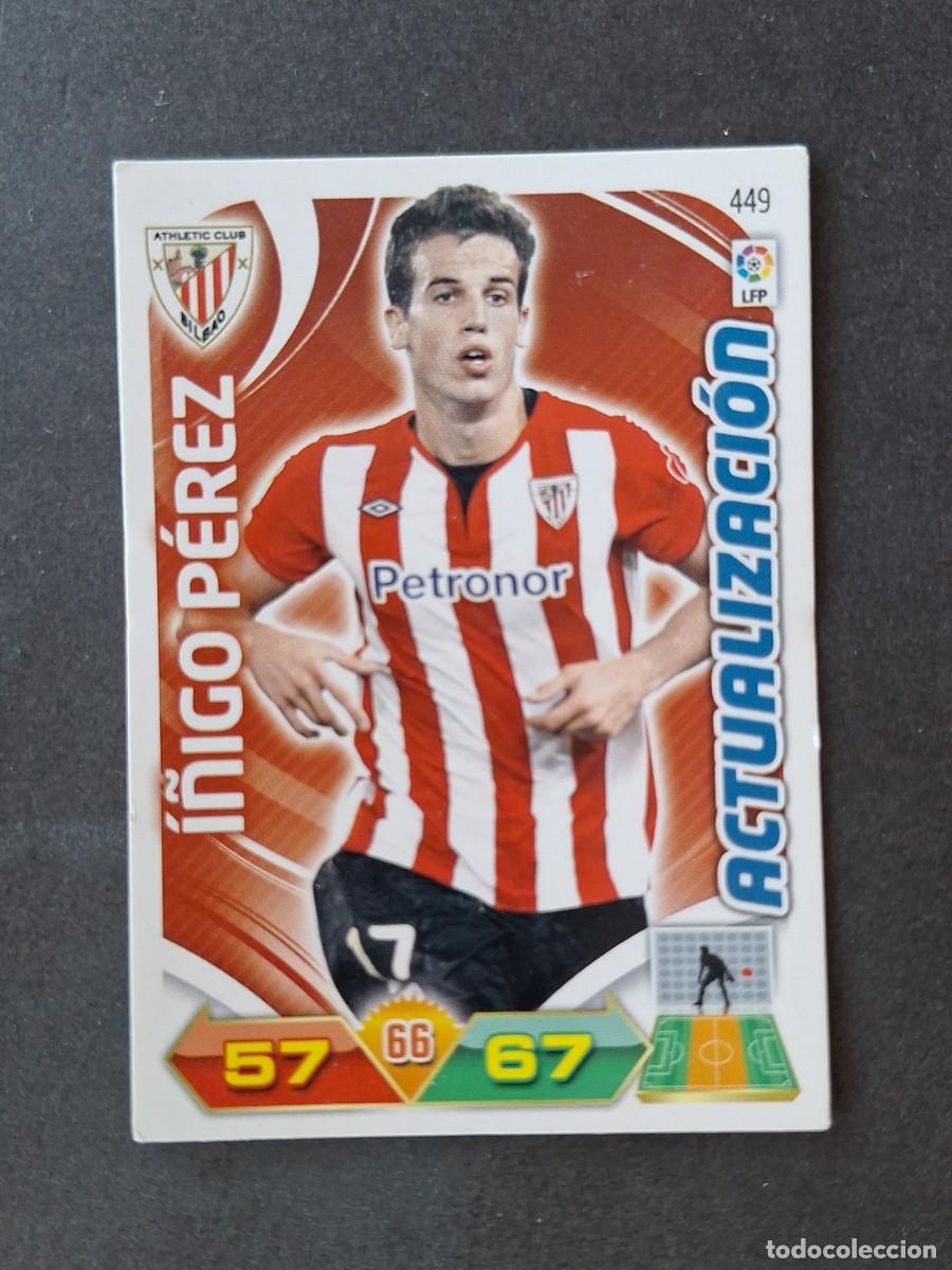 Fu&szlig;ball-Sticker: L3 I&Ntilde;IGO PEREZ ATHLETIC CLUB DE BILBAO 449 ACTUALIZACION ADRENALYN XL LIGA 2011 2012 11 12 PANINI