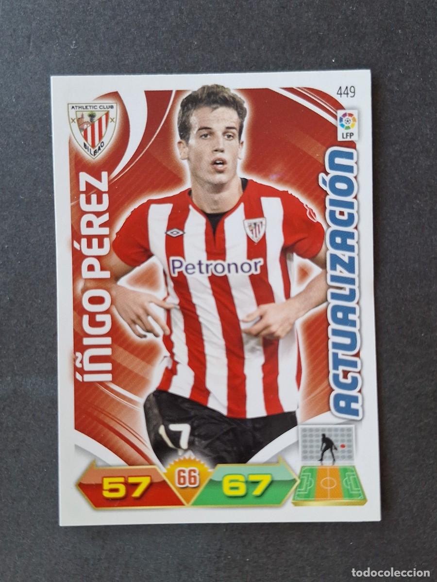 Fu&szlig;ball-Sticker: L3 I&Ntilde;IGO PEREZ ATHLETIC CLUB DE BILBAO 449 ACTUALIZACION ADRENALYN XL LIGA 2011 2012 11 12 PANINI