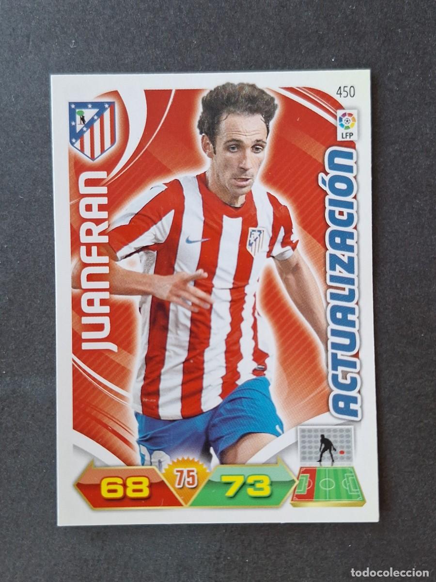 Fu&szlig;ball-Sticker: L3 JUANFRAN ATLETICO DE MADRID 450 ACTUALIZACION ADRENALYN XL LIGA 2011 2012 11 12 PANINI