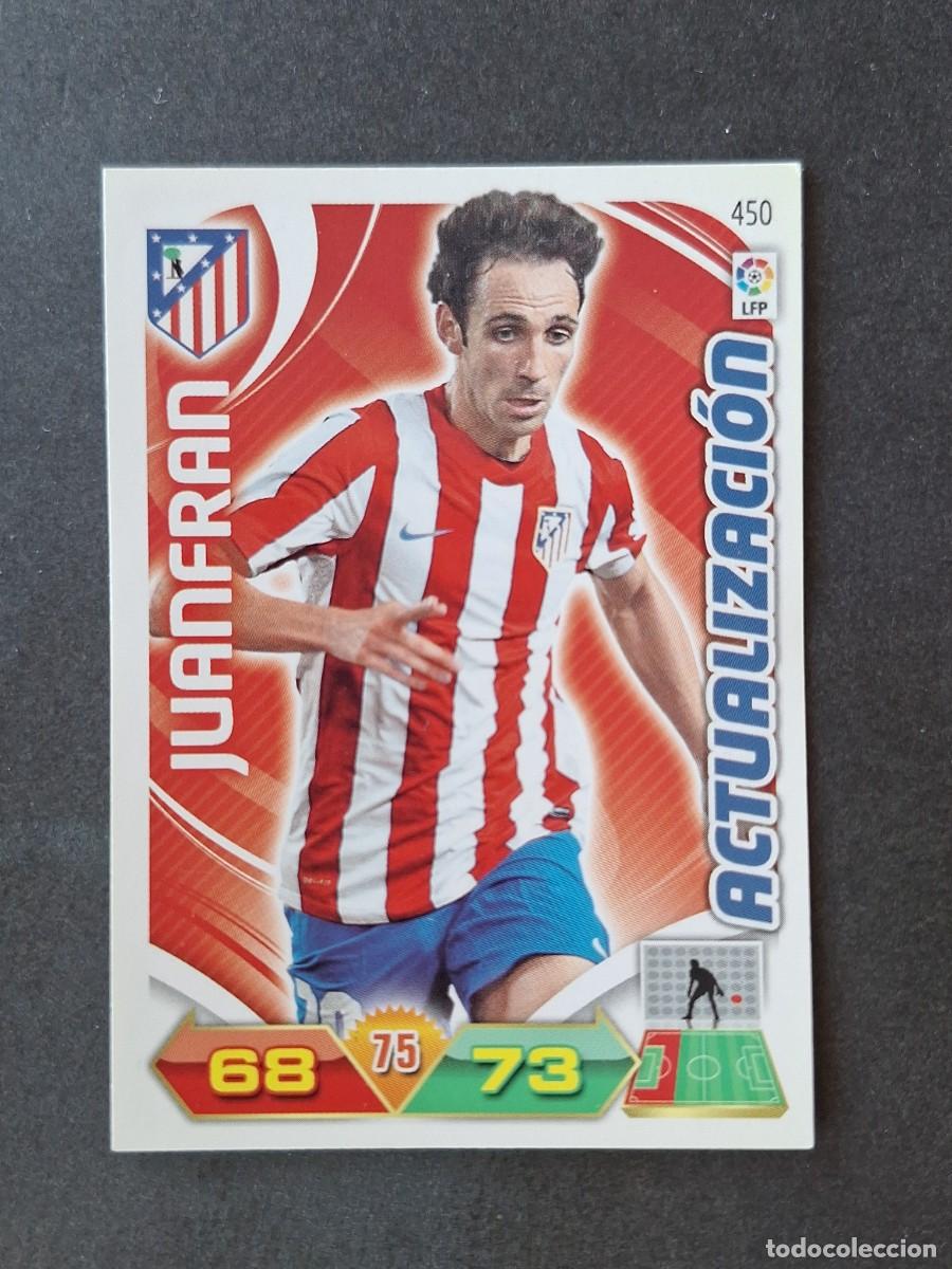 Fu&szlig;ball-Sticker: L3 JUANFRAN ATLETICO DE MADRID 450 ACTUALIZACION ADRENALYN XL LIGA 2011 2012 11 12 PANINI