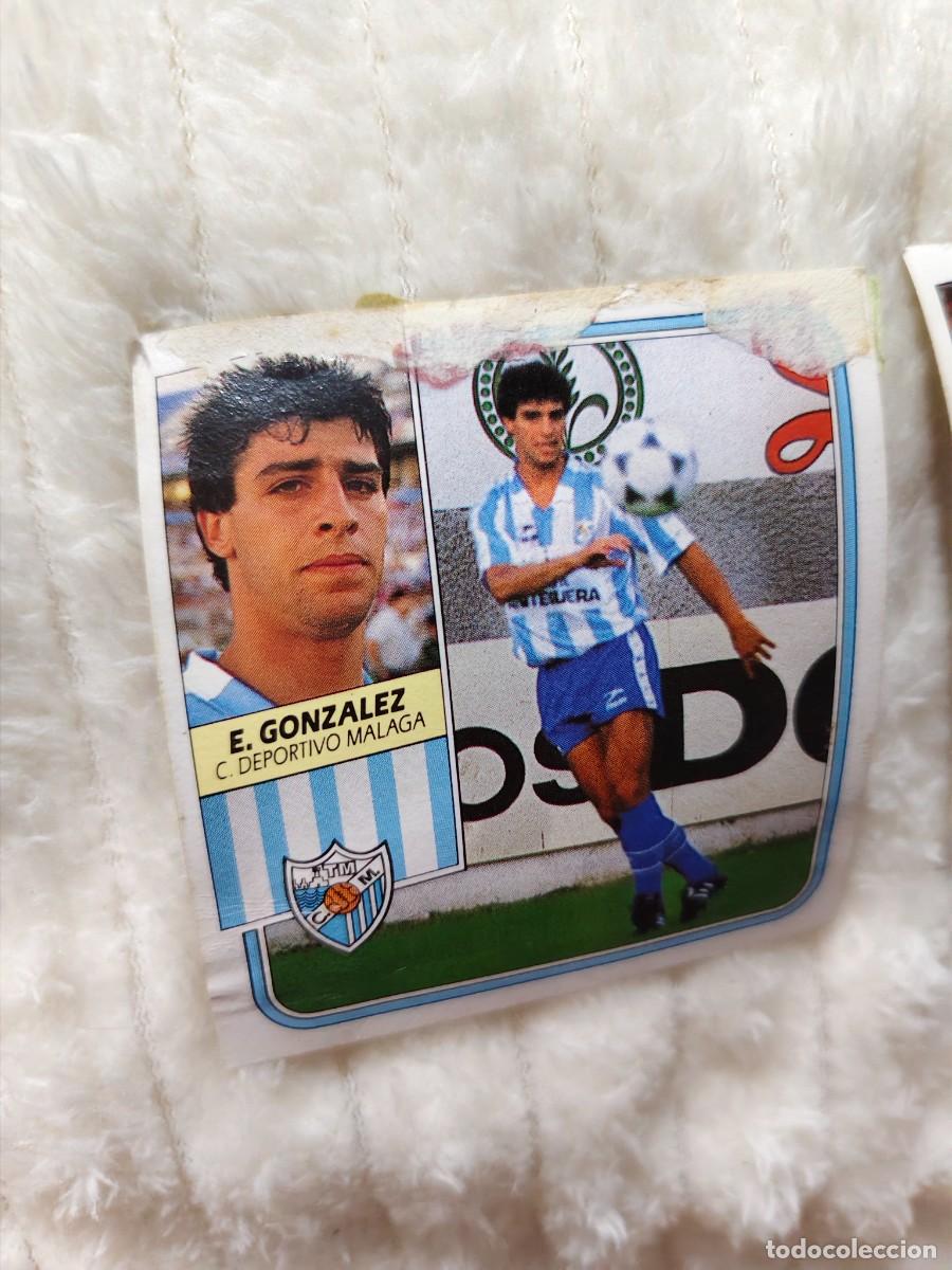 Cromos de f&uacute;tbol: EDICIONES ESTE 89 90 ESTEBAN GONZALEZ (COLOCA) MALAGA C.F. 1989 1990 DESPEGADO RECUPERADO ALBUM AAQ