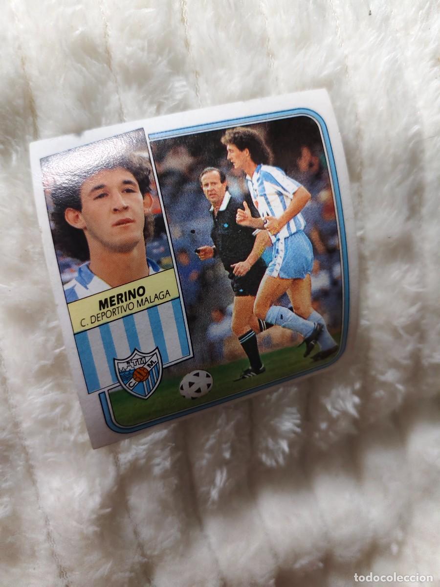 Cromos de f&uacute;tbol: EDICIONES ESTE 89 90 MERINO MALAGA C.F. 1989 1990 DESPEGADO RECUPERADO ALBUM AAQ
