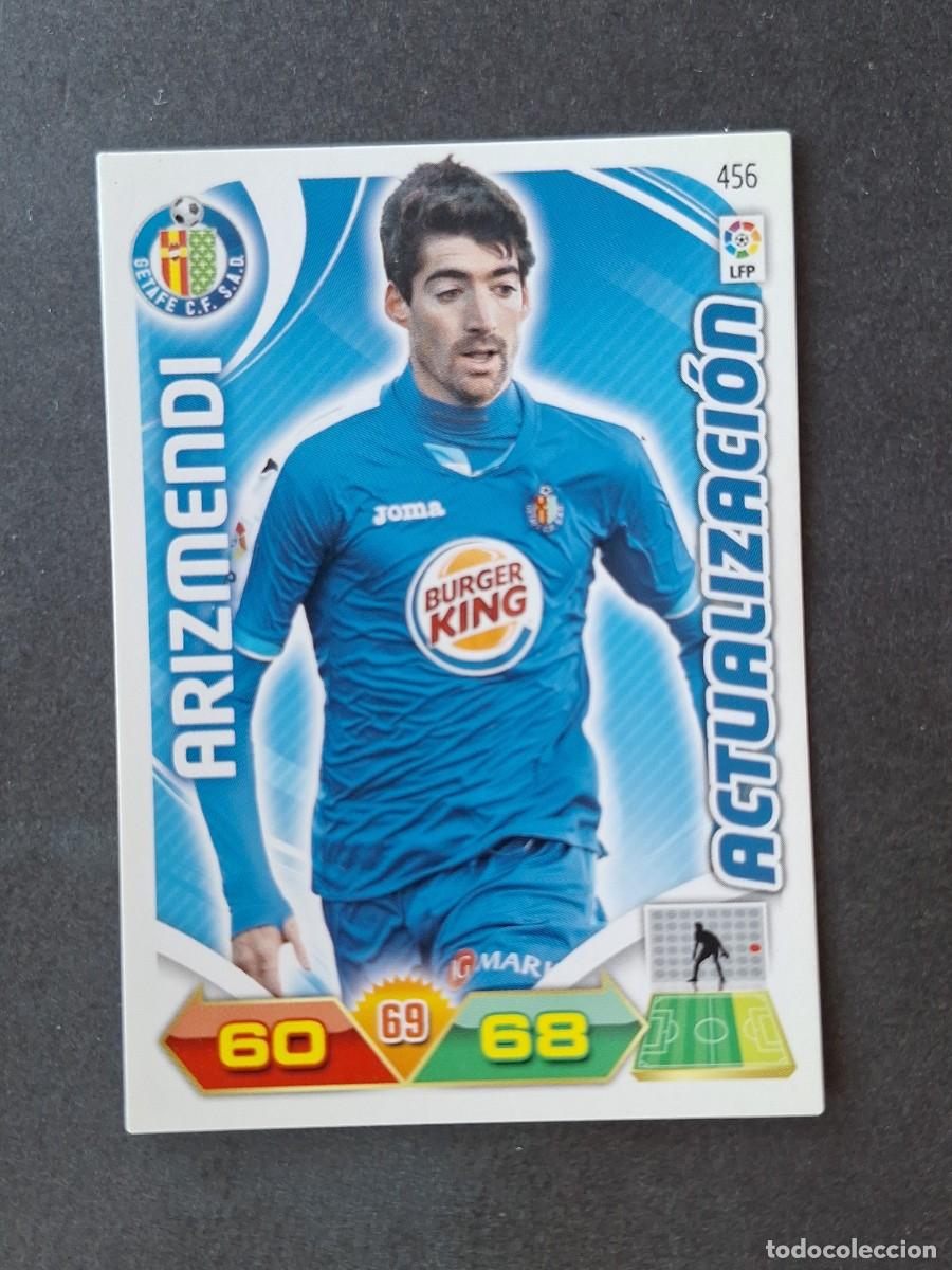 Cromos de f&uacute;tbol: L3 ARIZMENDI GETAFE C. F. 456 ACTUALIZACION ADRENALYN XL LIGA 2011 2012 11 12 PANINI