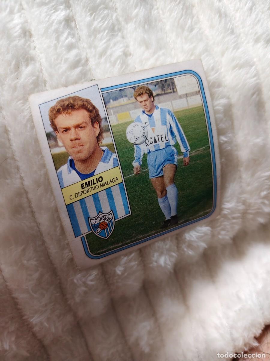 Cromos de f&uacute;tbol: EDICIONES ESTE 89 90 EMILIO MALAGA C.F. 1989 1990 DESPEGADO RECUPERADO ALBUM AAQ